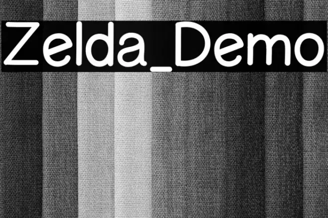 Zelda_Demo Font examples