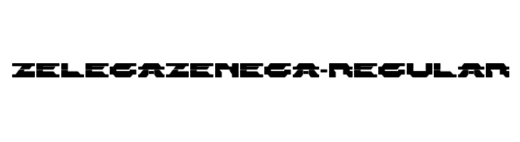 ZelegaZenega-Regular  font caratteri gratis