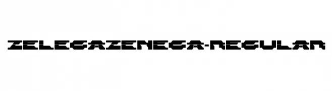 ZelegaZenega-Regular  Frei Schriftart Herunterladen