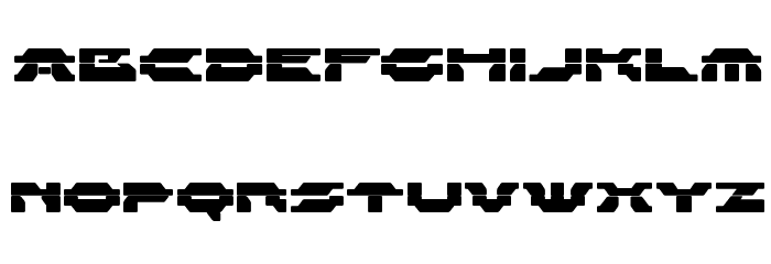 ZelegaZenega-Regular Font LOWERCASE