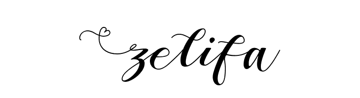Zelifa  Frei Schriftart Herunterladen