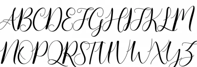 ZelloraScript Schriftart Groß