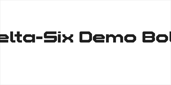 Zelta-Six Demo Bold Logo