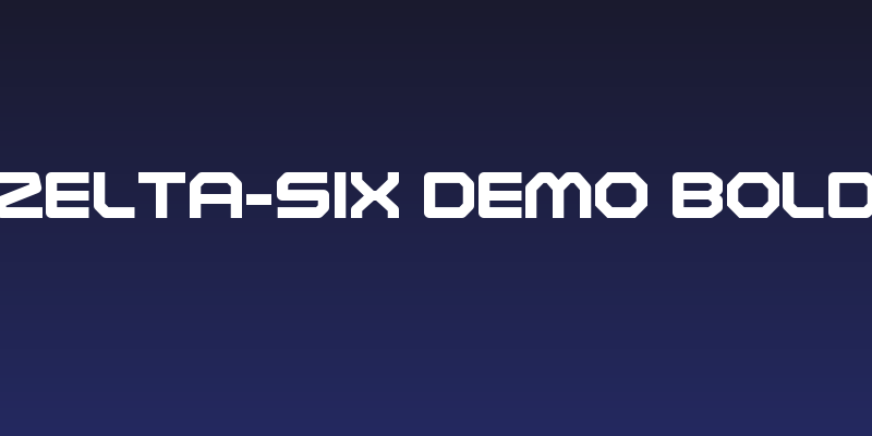 Zelta-Six Demo Bold Social Header