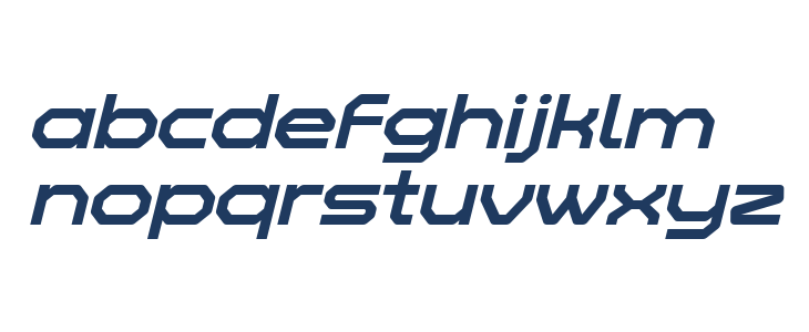 Zelta-Six Demo Italic Lowercase