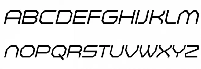 Zelta-Six Demo Light Italic خط أحرف كبيرة