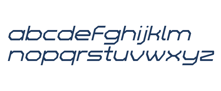 Zelta-Six Demo Light Italic Lowercase