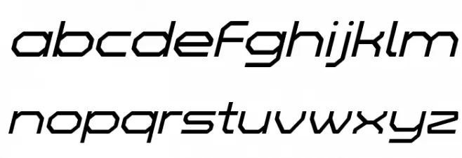 Zelta-Six Demo Light Italic फ़ॉन्ट लोअरकेस