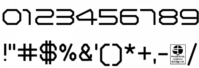 Zelta-Six Demo Light Font OTHER CHARS