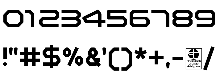 Zelta-Six Demo Font OTHER CHARS