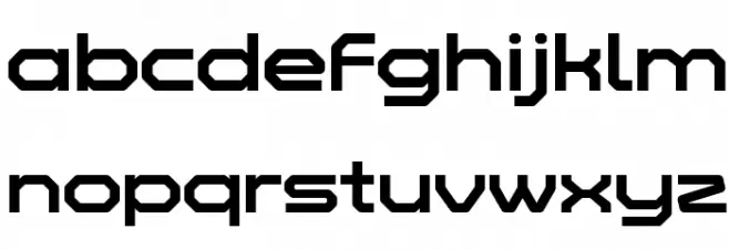 Zelta-Six Demo خط أحرف صغيرة