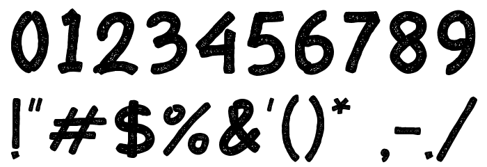 Zembad Font OTHER CHARS