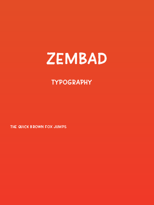 Zembad Poster