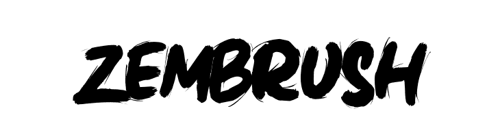 Zembrush  नि: शुल्क फ़ॉन्ट्स डाउनलोड