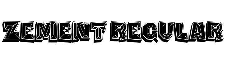 Zement Regular  Descarca Fonturi Gratis