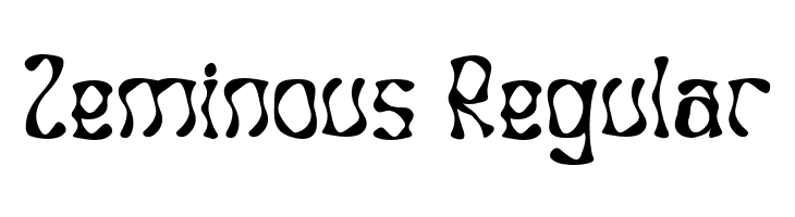 Zeminous Regular  Free Fonts Download