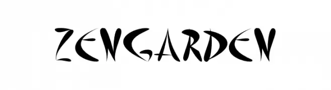 Zen Garden  Free Fonts Download