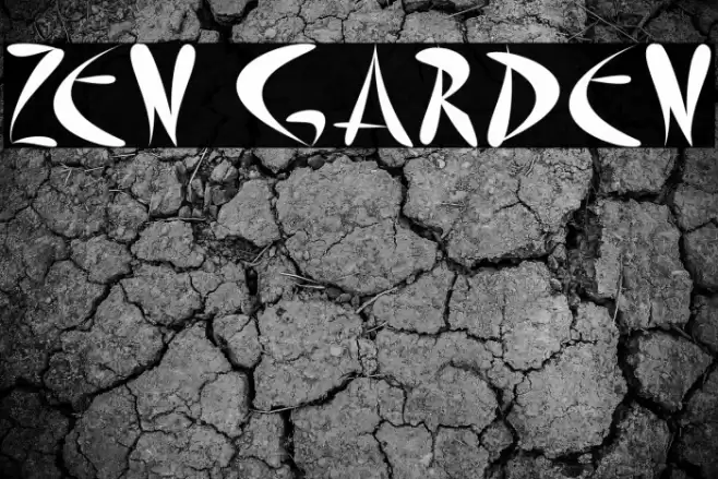 Zen Garden Font examples