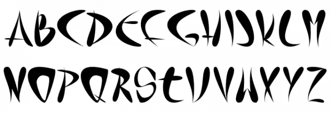 Zen Garden خط أحرف صغيرة