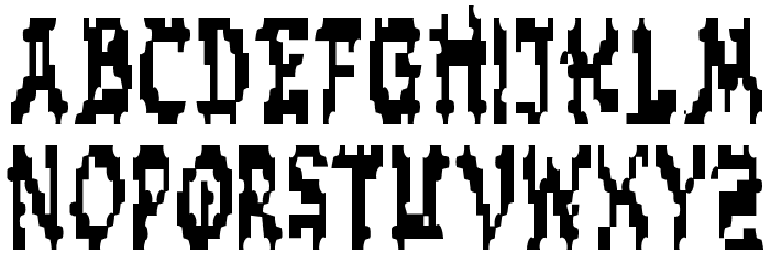 Zen Masters Condensed Font LOWERCASE