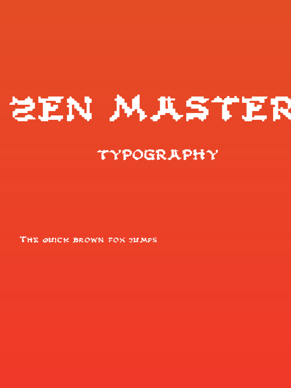 Zen Masters Expanded Poster
