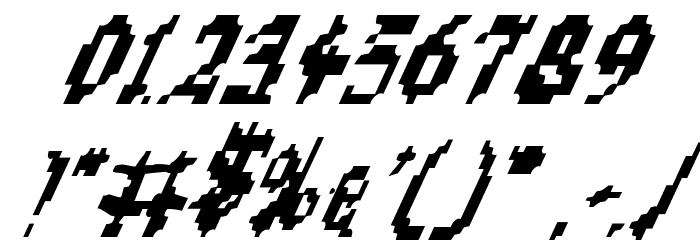 Zen Masters Italic Font OTHER CHARS