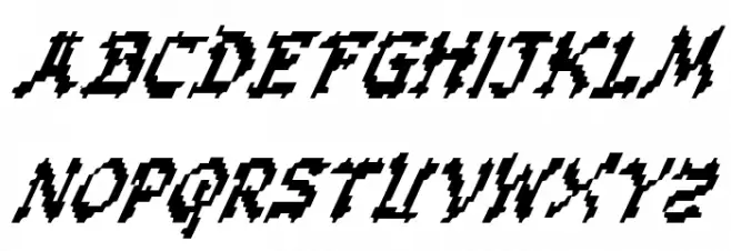 Zen Masters Italic Шрифта ВЕРХНИЙ