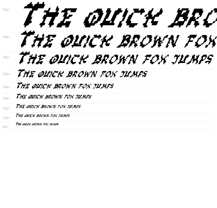 Zen Masters Italic Waterfall