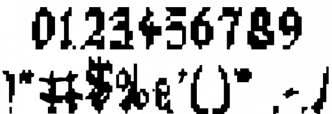 Zen Masters Font OTHER CHARS