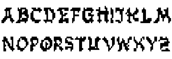 Zen Masters Font LOWERCASE