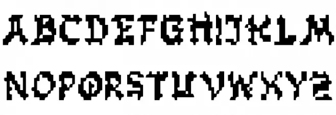 Zen Masters Font LOWERCASE