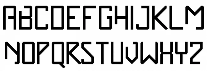 Zen Monolith Regular Schriftart Groß