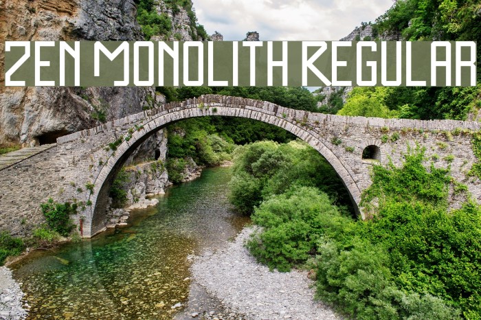 Zen Monolith Regular Example 2