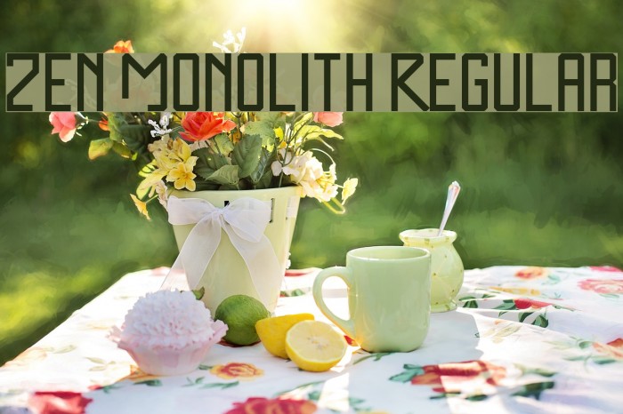 Zen Monolith Regular Example 3