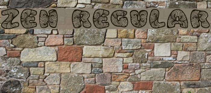 Zen3 Regular Font examples