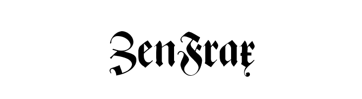 ZenFrax Font