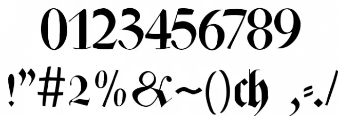 ZenFrax Шрифта ДРУГИЕ символов