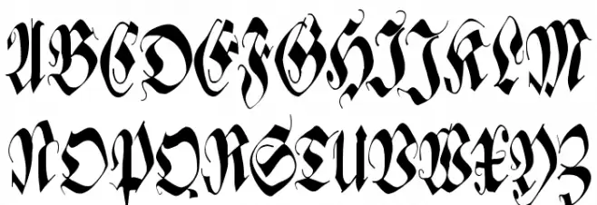 ZenFraxFreestyleCondensed خط أحرف كبيرة
