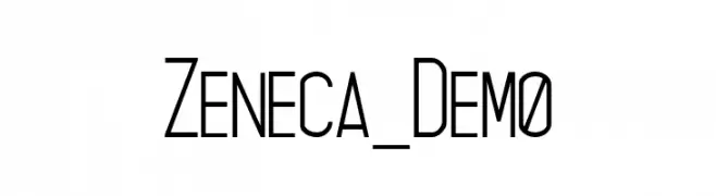 Zeneca_Demo  Fuentes Gratis Descargar