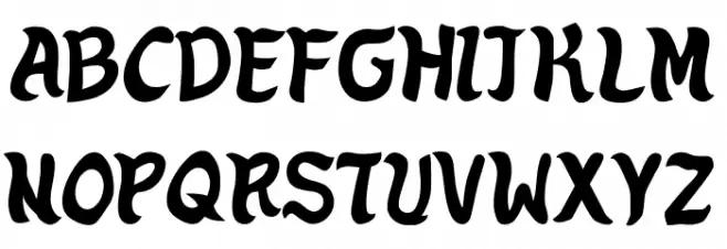 Zenen Font Litere mari
