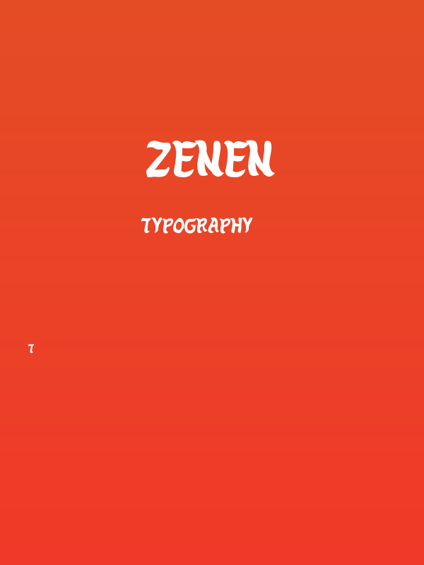 Zenen Poster