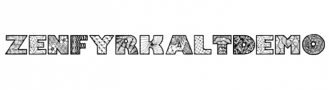 Zenfyrkalt Demo  Fuentes Gratis Descargar