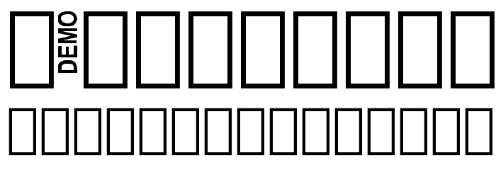Zenfyrkalt Demo Font OTHER CHARS