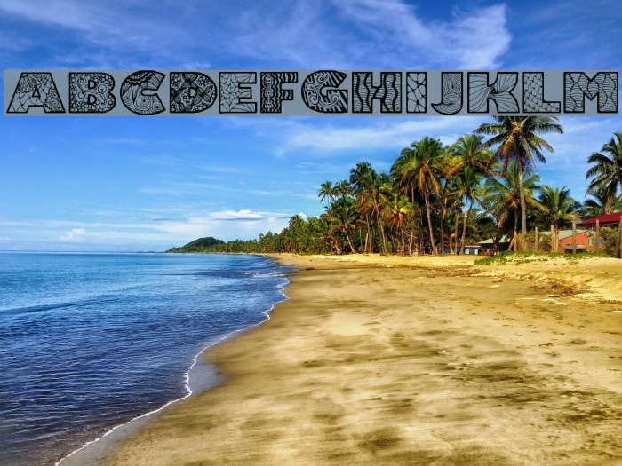 Zenfyrkalt Demo Font examples