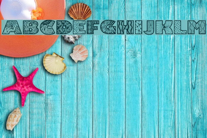 Zenfyrkalt Demo Font examples