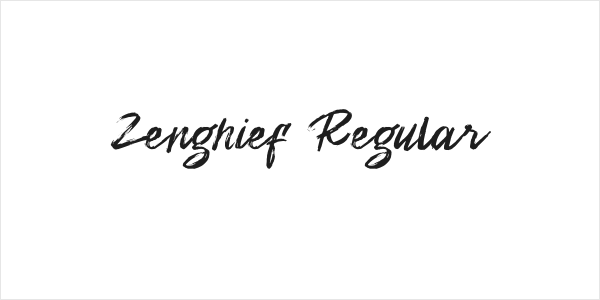 Zenghief Regular Logo