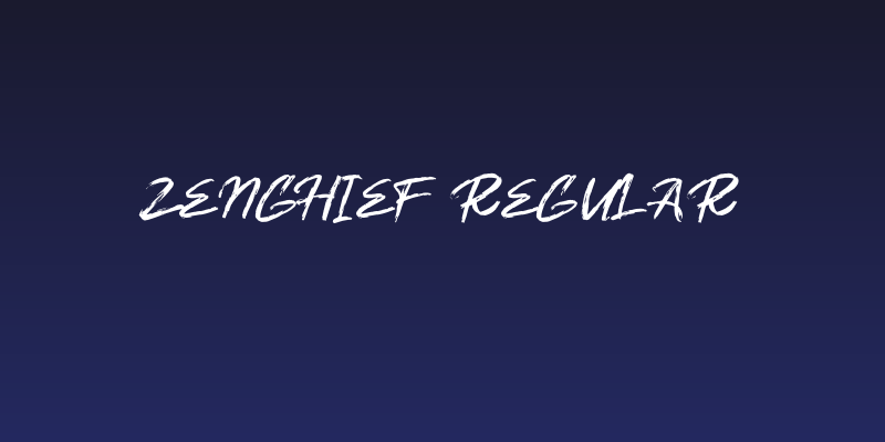 Zenghief Regular Social Header