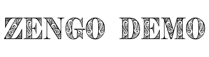 Zengo Demo Schriftart