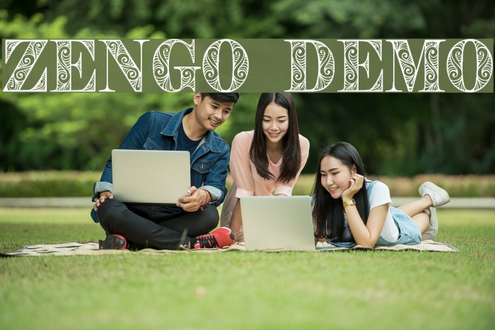Zengo Demo Font examples