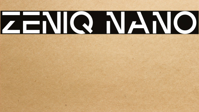 Zeniq Nano Example 1